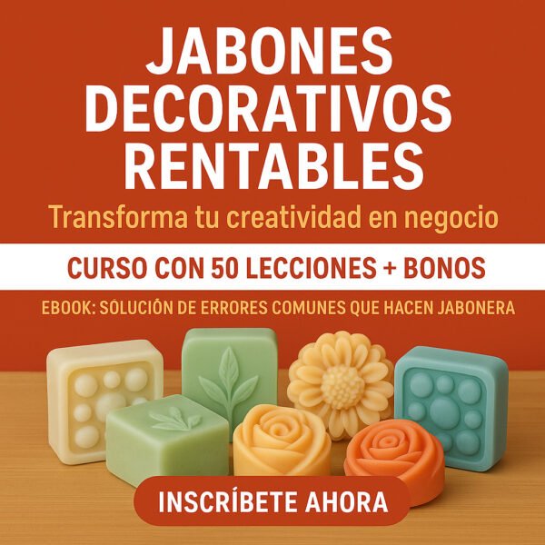 Jabones Decorativos Rentables