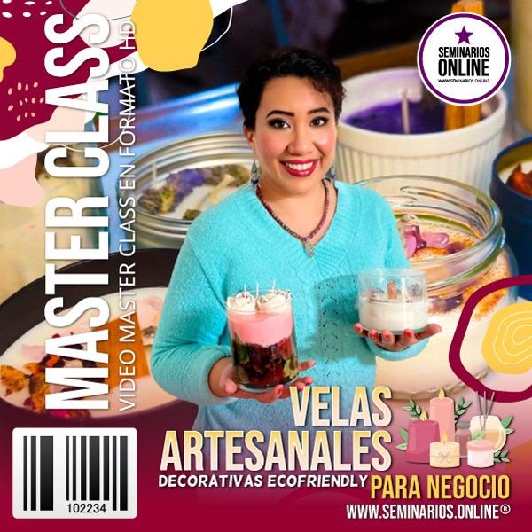 Velas Artesanales Decorativas Ecofriendly